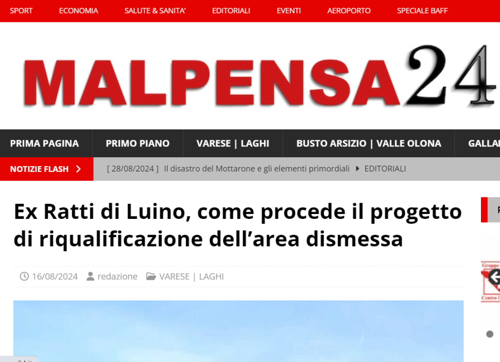 Malpensa24 — Ex Ratti redevelopment