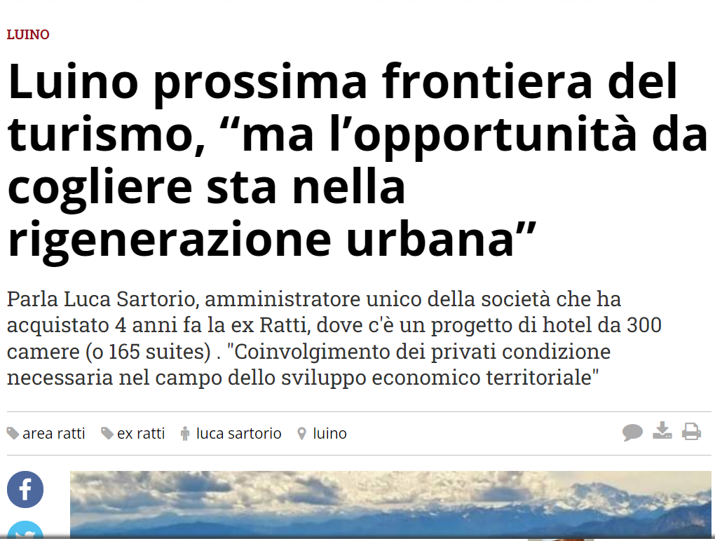 VareseNews — Luino tourism frontier